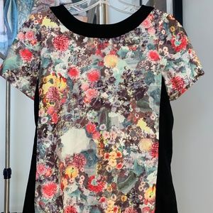 H&M Floral Short Sleeve Blouse
